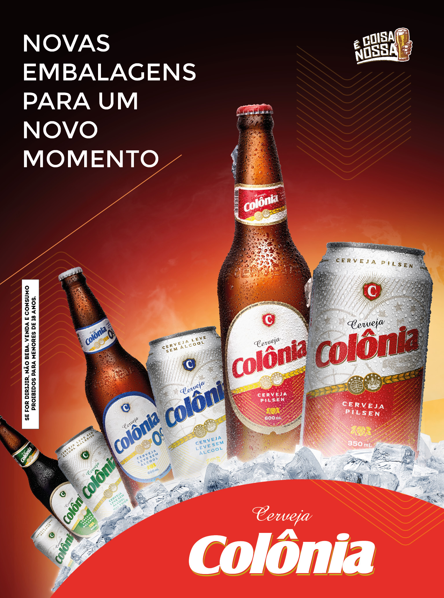 O Mix dos produtos Colônia está de cara nova